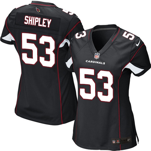 Women's Elite A.Q. Shipley Nike Jersey Black Alternate - #53 NFL Arizona Cardinals